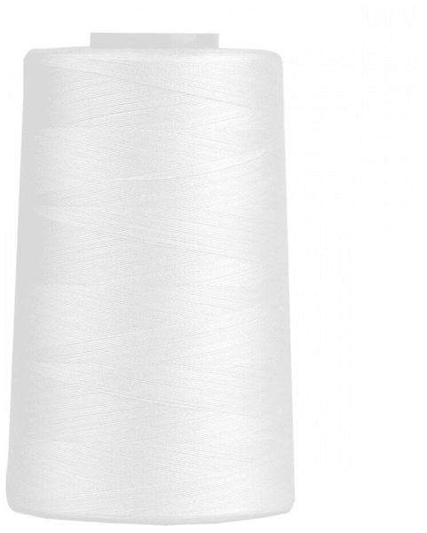 Нитки Sewing Thread 40/2 5000 ярд. цвет - белый 100% п/э в Верхней Салде
